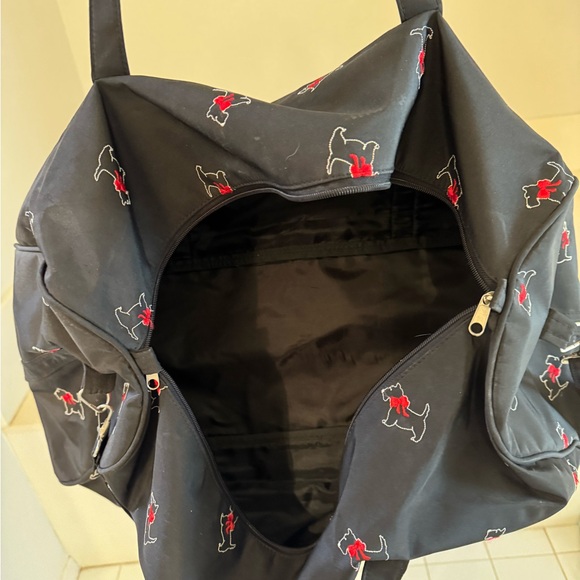 Scottish Terrier large duffle bag with accompanying smaller tote bag set - Picture 4 of 6